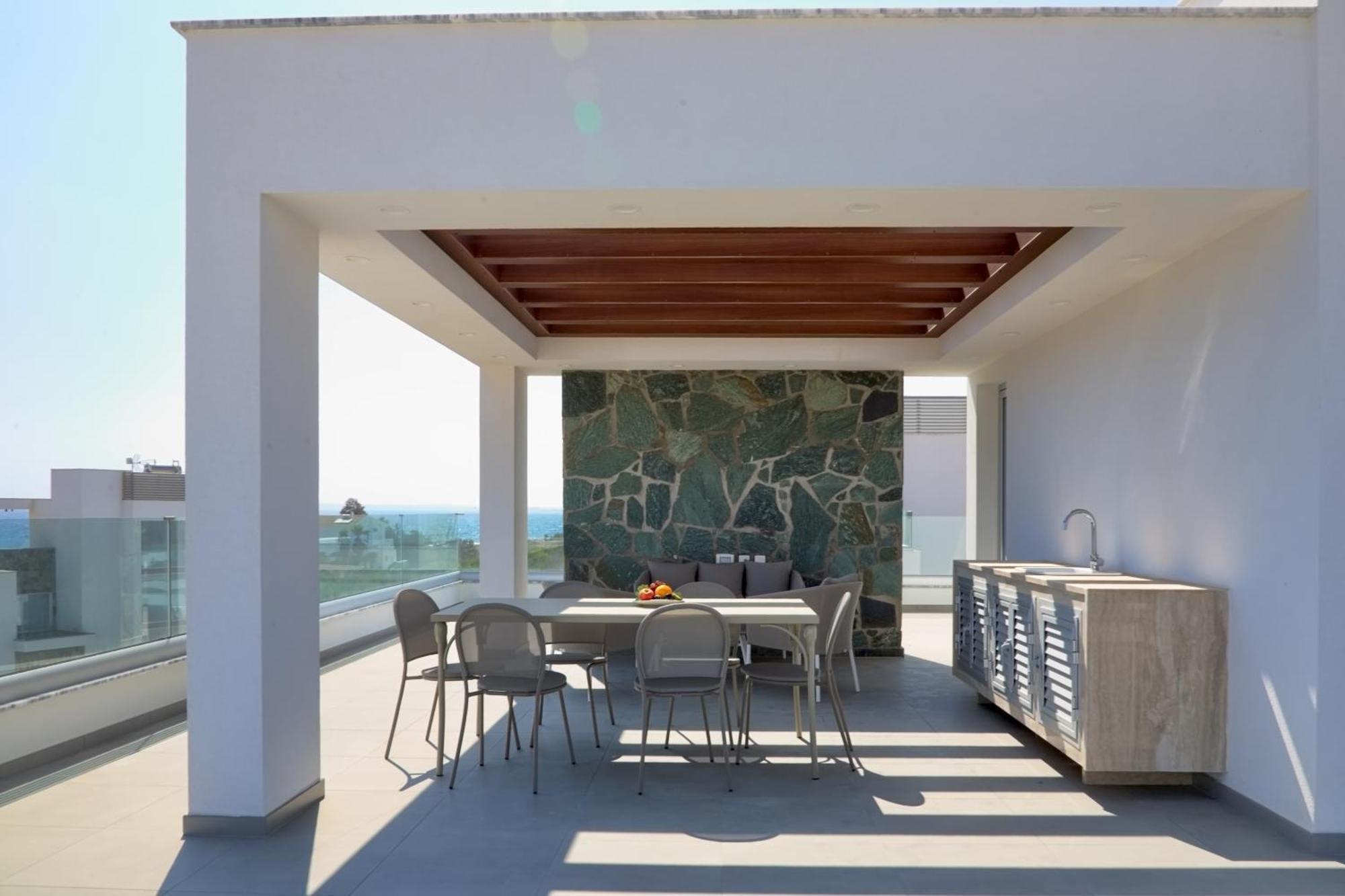 Beachfront Luxury Villa Idania Айя-Напа Экстерьер фото