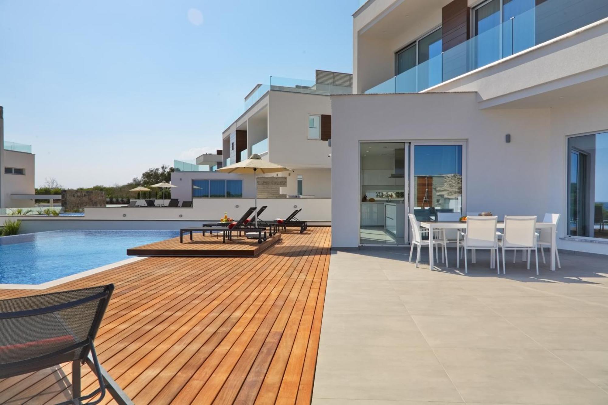 Beachfront Luxury Villa Idania Айя-Напа Экстерьер фото