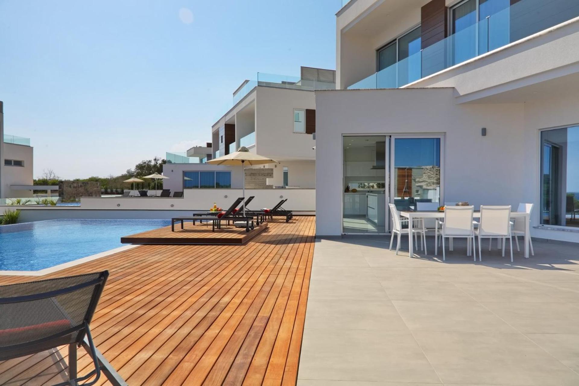 Beachfront Luxury Villa Idania Айя-Напа Экстерьер фото