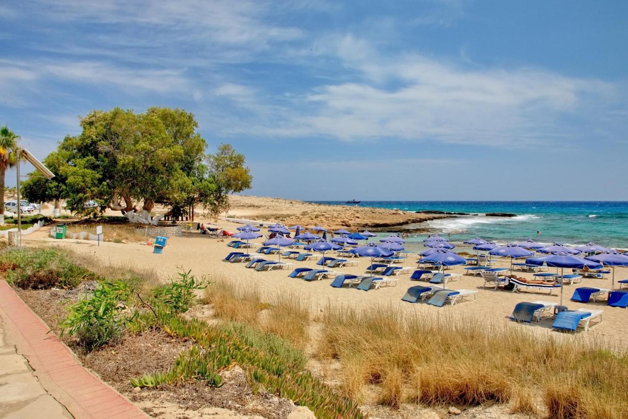 Beachfront Luxury Villa Idania Айя-Напа Экстерьер фото