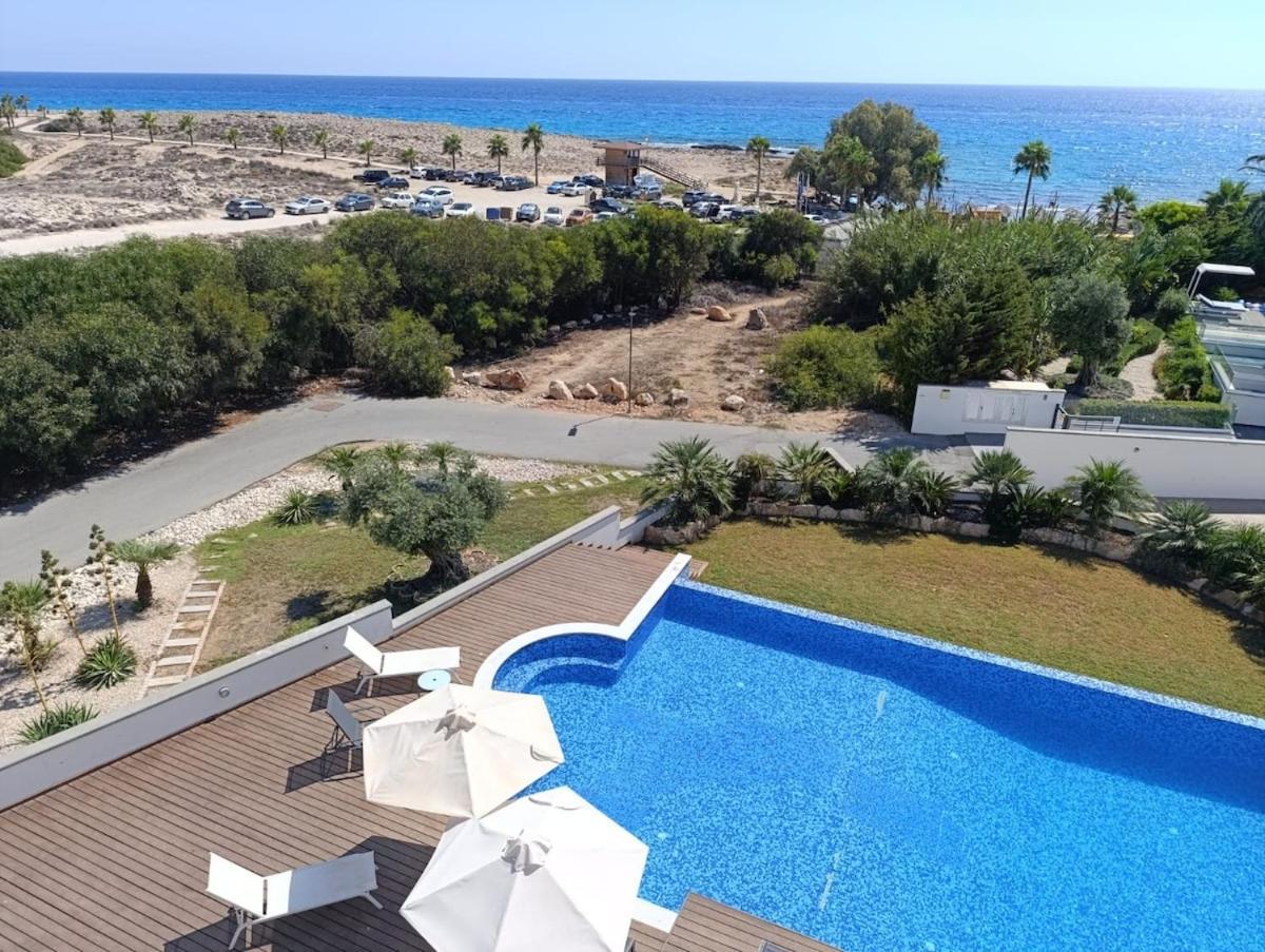 Beachfront Luxury Villa Idania Айя-Напа Экстерьер фото